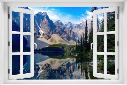 Fototapeta Naklejka Na Ścianę Okno 3D - moraine lake canada