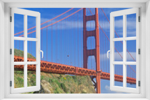 Fototapeta Naklejka Na Ścianę Okno 3D - The Golden Gate Bridge from Marin Gateway Park, San Francisco, California