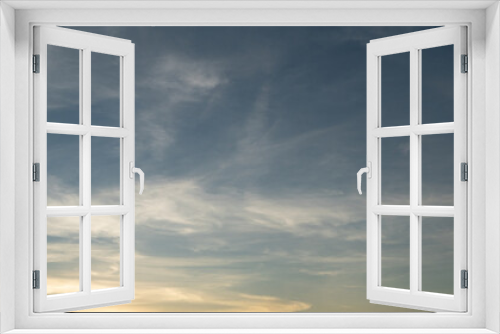 Fototapeta Naklejka Na Ścianę Okno 3D - 日没の雲景色
