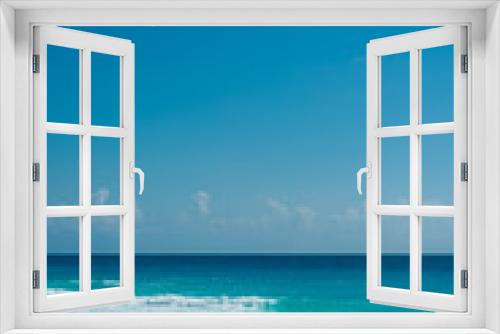 Fototapeta Naklejka Na Ścianę Okno 3D - Beautiful beach in Cancun, Quintana Roo