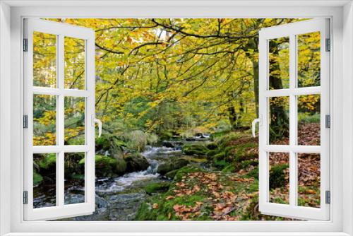 Fototapeta Naklejka Na Ścianę Okno 3D - Ochsenkopf im Herbst