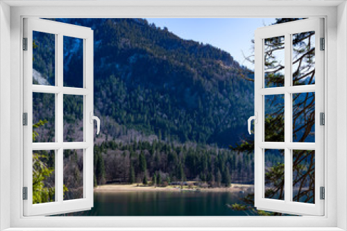 Fototapeta Naklejka Na Ścianę Okno 3D - Der wunderschöne Alpsee im Allgäu