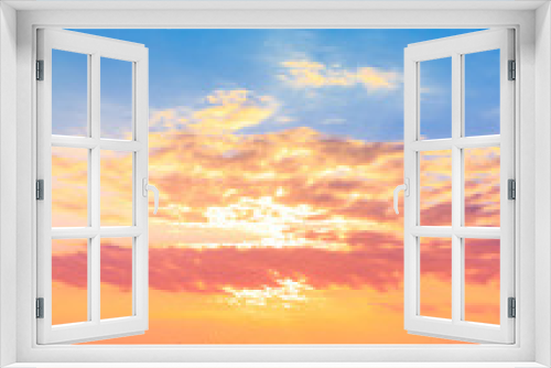 Fototapeta Naklejka Na Ścianę Okno 3D - Rising Sun Panorama