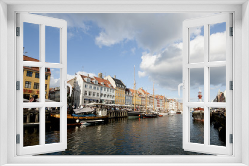 Fototapeta Naklejka Na Ścianę Okno 3D - Kopenhagen Nyhavn
