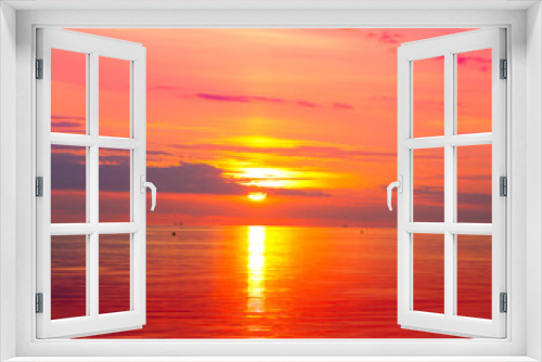 Fototapeta Naklejka Na Ścianę Okno 3D - Sunrise Beauty Landscape