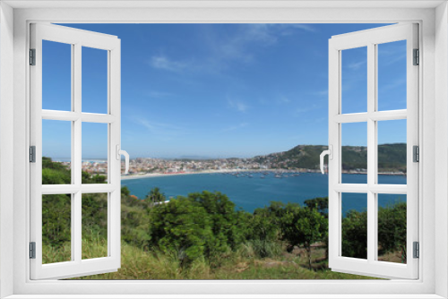 Fototapeta Naklejka Na Ścianę Okno 3D - Angels beach seen from the Pontal do Atalaia hill.