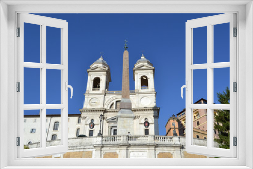 Fototapeta Naklejka Na Ścianę Okno 3D - Chiesa di Trinità dei Monti