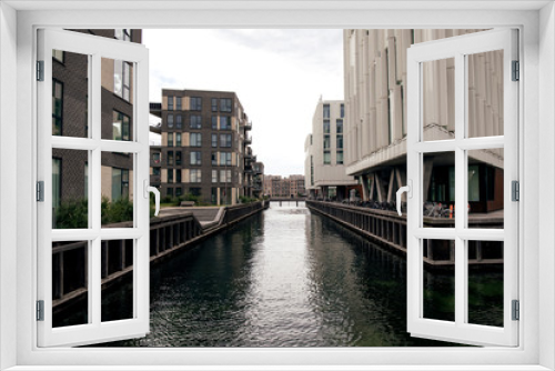 Fototapeta Naklejka Na Ścianę Okno 3D - The canal in Copenhagen