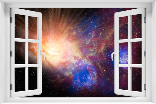 Fototapeta Naklejka Na Ścianę Okno 3D - genesis big bang explosion in the outer scape galaxy Elements of this image furnished by NASA .