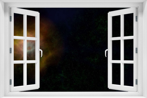Fototapeta Naklejka Na Ścianę Okno 3D - nebula in space