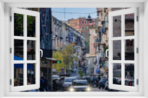 Fototapeta Naklejka Na Ścianę Okno 3D - The beautiful city of Naples Italy