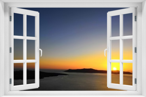 Fototapeta Naklejka Na Ścianę Okno 3D - Santorini