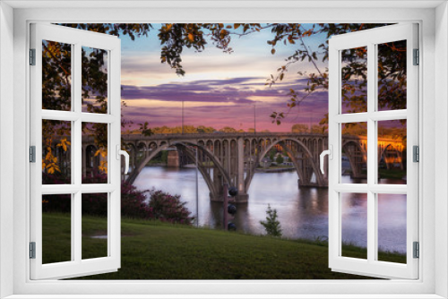 Fototapeta Naklejka Na Ścianę Okno 3D - Broad Street Bridge over the Coosa River