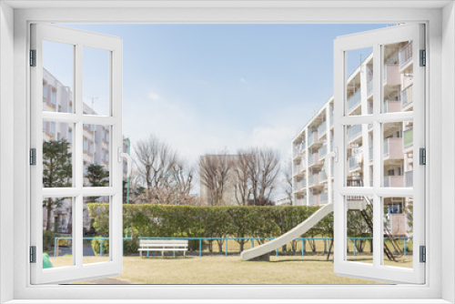 Fototapeta Naklejka Na Ścianę Okno 3D - 風景　日本　背景