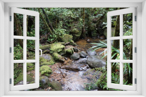 Fototapeta Naklejka Na Ścianę Okno 3D - Kinabalu Nature Park is a nature park aimed at protecting the mountain area centered on three mountains. It is a national park in Malaysia and was listed as a UNESCO World Heritage Site in 2000.