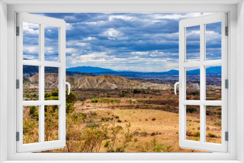 Fototapeta Naklejka Na Ścianę Okno 3D - Landscape view of El Chicamo near Murcia in Spain
