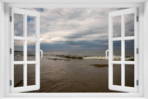 Fototapeta Naklejka Na Ścianę Okno 3D - ein Tag am Strand