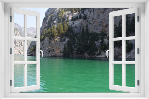 Fototapeta Naklejka Na Ścianę Okno 3D - Green Canyon Türkei