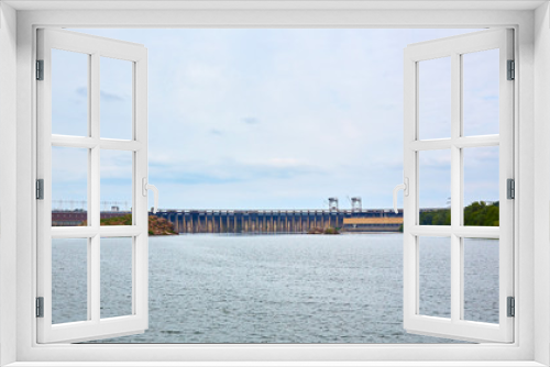 Fototapeta Naklejka Na Ścianę Okno 3D - Dneproges - largest hydroelectric power station on the Dnieper River