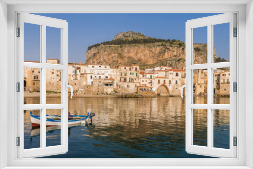 Fototapeta Naklejka Na Ścianę Okno 3D - Panoramic view of Cefalù – Sicily; Italy