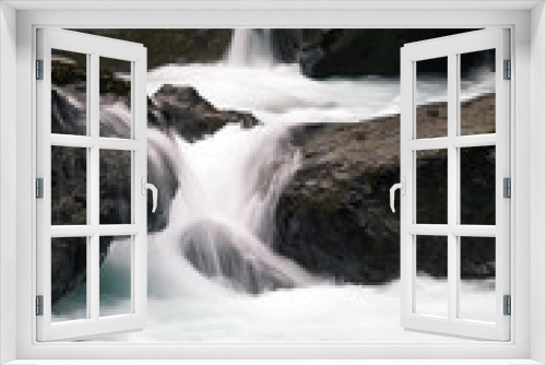 Fototapeta Naklejka Na Ścianę Okno 3D - Skokomish Cascade