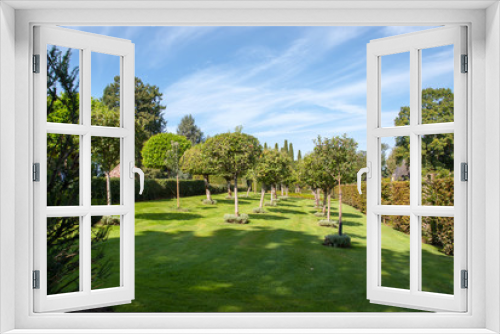 Fototapeta Naklejka Na Ścianę Okno 3D - The picturesque Jardins du Manoir d Eyrignac in Dordogne. France