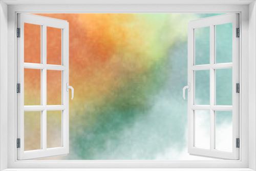 Watercolor painted background. Abstract Illustration wallpaper. Brush stroked painting. 2D Illustration.