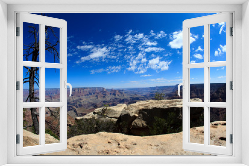 Fototapeta Naklejka Na Ścianę Okno 3D - Arizona / USA - August 01, 2015: South Rim Grand Canyon landscape, Arizona, USA