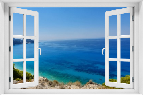Fototapeta Naklejka Na Ścianę Okno 3D - Beautiful beach in Lefkada island