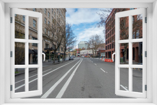Fototapeta Naklejka Na Ścianę Okno 3D - Portland cityscape