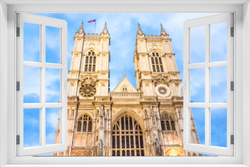 Fototapeta Naklejka Na Ścianę Okno 3D - Westminster Abbey - Collegiate Church of St Peter at Westminster in London.