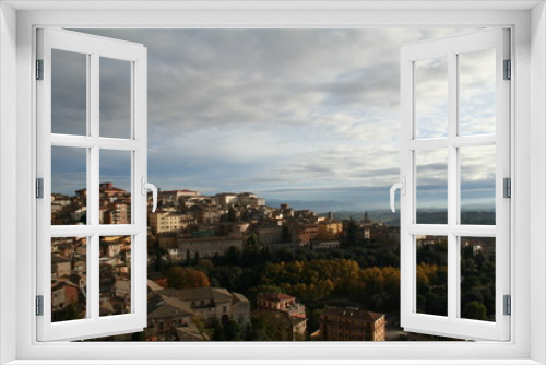 Fototapeta Naklejka Na Ścianę Okno 3D - Perugia, Italy : view of the city from the 