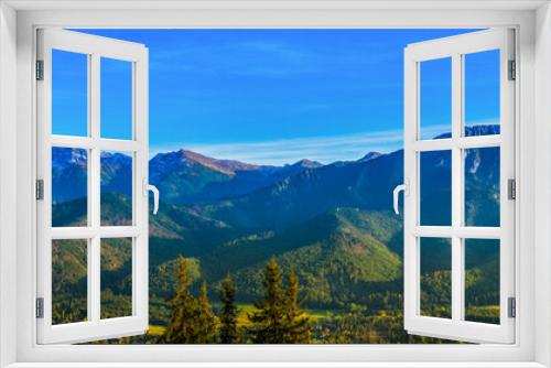 Fototapeta Naklejka Na Ścianę Okno 3D - Tatry panorama. Giewont