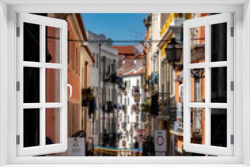 Fototapeta Naklejka Na Ścianę Okno 3D - Lisbon Street View 