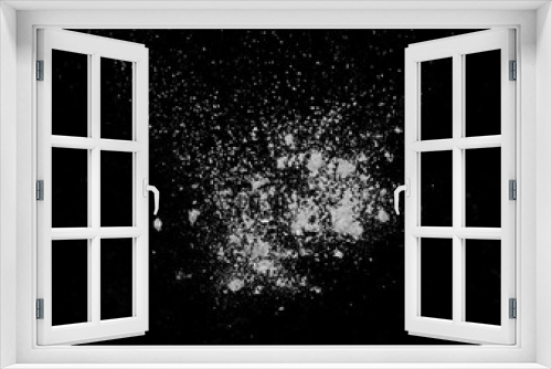 Fototapeta Naklejka Na Ścianę Okno 3D - Ash explosion isolated on white background.