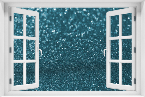 Fototapeta Naklejka Na Ścianę Okno 3D - Ocean blue glitter texture