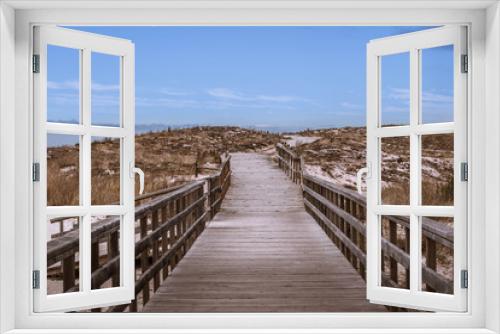 Fototapeta Naklejka Na Ścianę Okno 3D - Rumbo a la playa