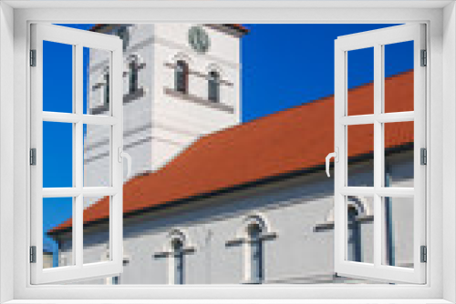 Fototapeta Naklejka Na Ścianę Okno 3D - Wielbark - kościół