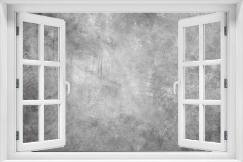 Fototapeta Naklejka Na Ścianę Okno 3D - White cement wall background Cement wall surface painted white