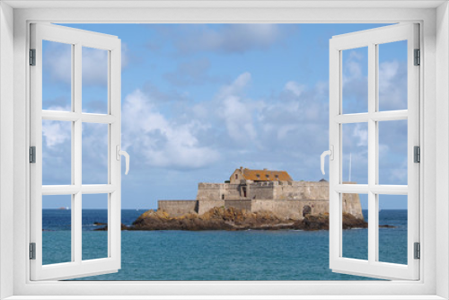 Fototapeta Naklejka Na Ścianę Okno 3D - Le Fort National à Saint-Malo