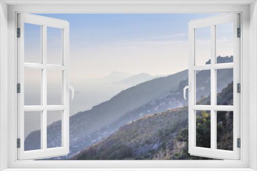 Fototapeta Naklejka Na Ścianę Okno 3D - Top View of the Amalfi coast, Italy