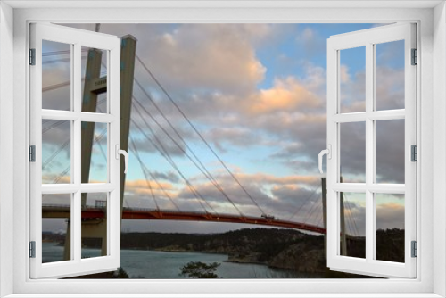 Fototapeta Naklejka Na Ścianę Okno 3D - Most drogowy 