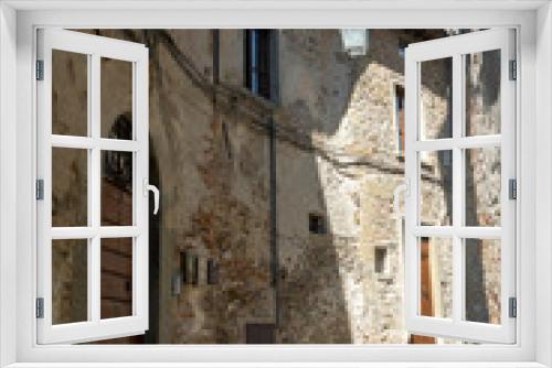 Fototapeta Naklejka Na Ścianę Okno 3D - Anghiari, old city in Tuscany, Italy