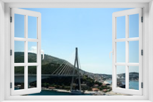 Fototapeta Naklejka Na Ścianę Okno 3D - Croatian bridge