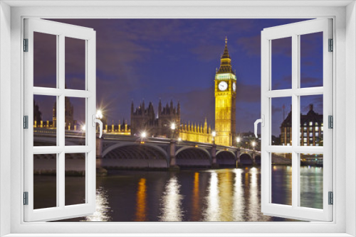 Fototapeta Naklejka Na Ścianę Okno 3D - House of Parliament, London, England