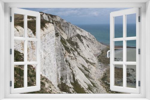 Fototapeta Naklejka Na Ścianę Okno 3D - white cliffs
