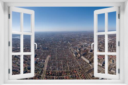 Fototapeta Naklejka Na Ścianę Okno 3D - Panoramic photo of Rivne city. Ukraine