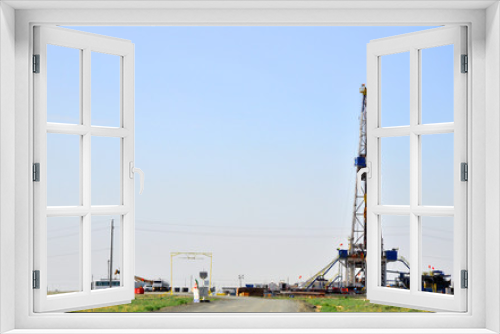 Fototapeta Naklejka Na Ścianę Okno 3D - The onshore drilling rig