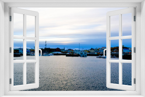 Fototapeta Naklejka Na Ścianę Okno 3D - A fishing port in Stykkishólmur