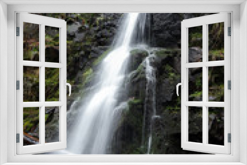 Fototapeta Naklejka Na Ścianę Okno 3D - Waterfall in Black Forest